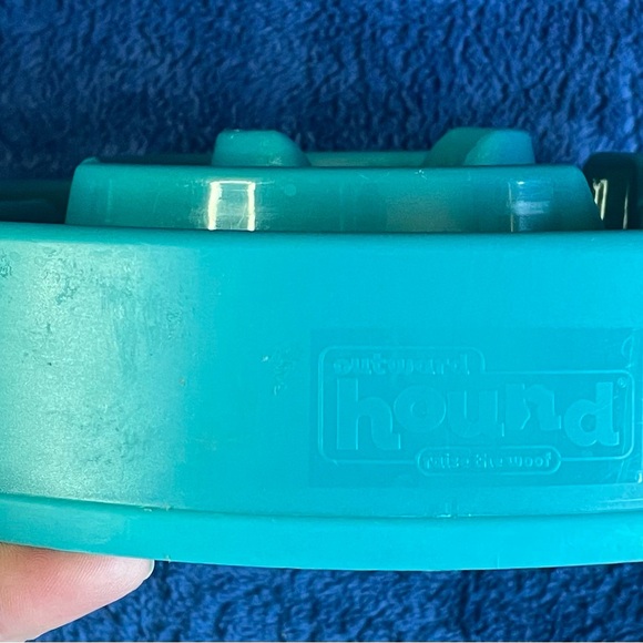 Outward Hound Fun Feeder Slo-Bowl Drop Large Teal 10.8" x 10.8" x 2"  - Set Of 2 - Picture 8 of 8